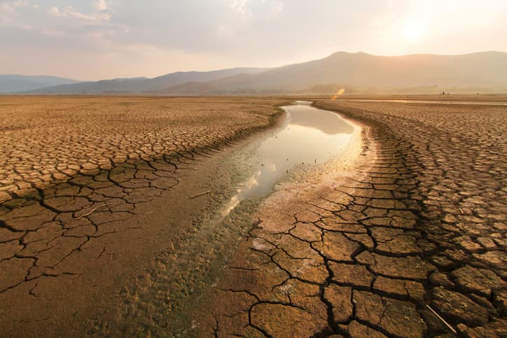 River in drought